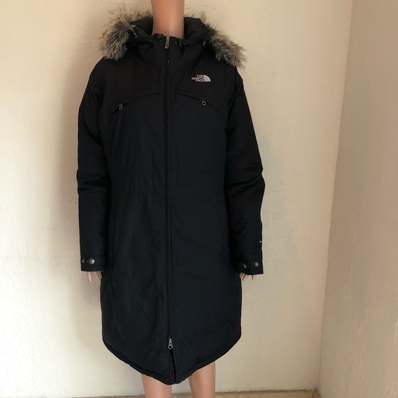 The North Face Navy Blue Hyvent Arctic Parka Down Puffer Jacket